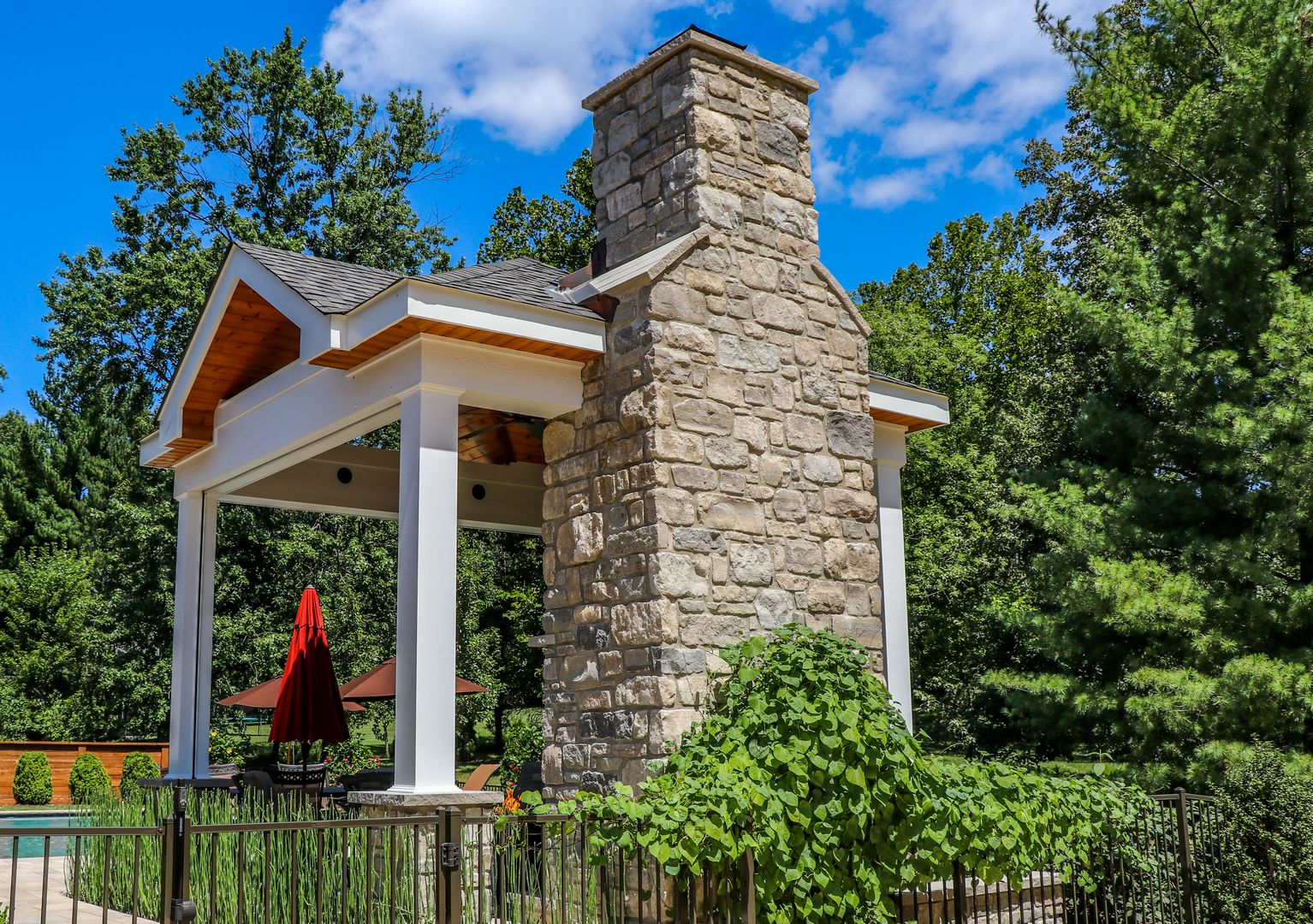 enchanting stone wall fireplace