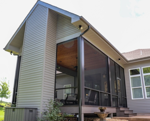 custom screen room addition