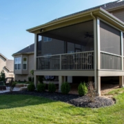 outdoor screen room addition