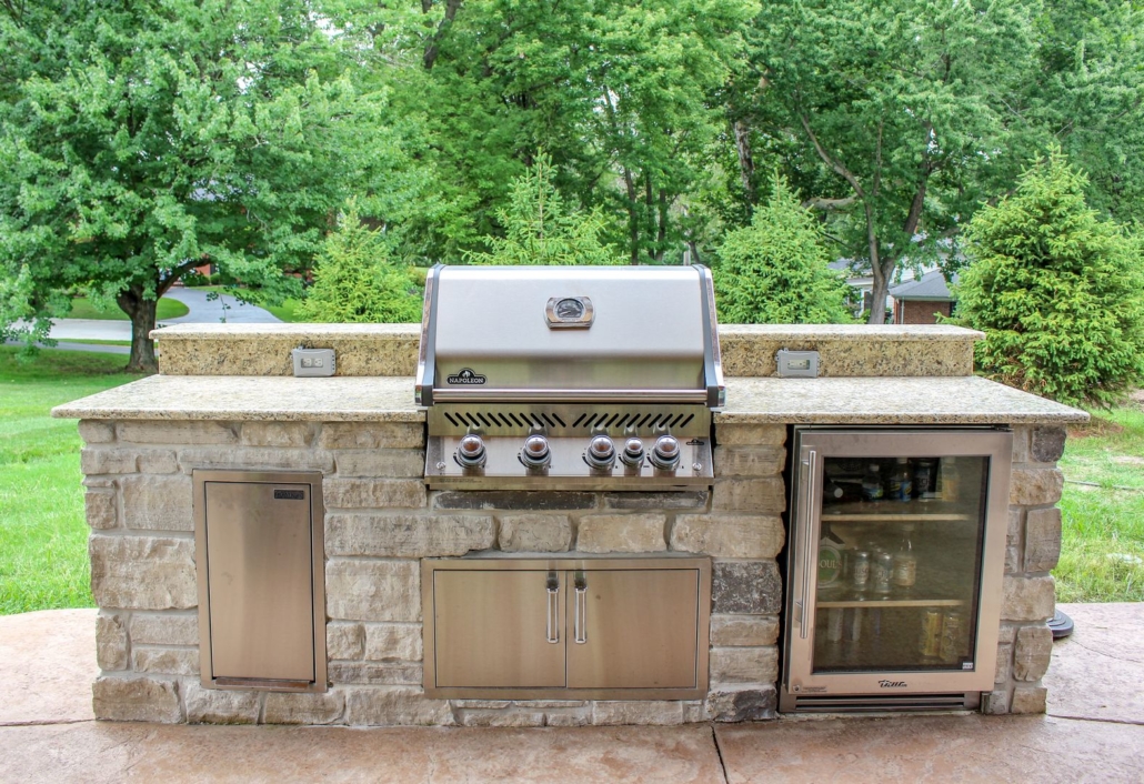 Outdoor Kitchen Areas Grilling Area, Outdoor Built In Barbecue Grills