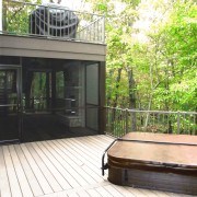 Sun decks and under deck screen room