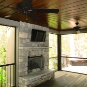 Under deck screen room