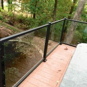 Hot tub deck with Veranda rail