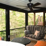 Under deck screen room