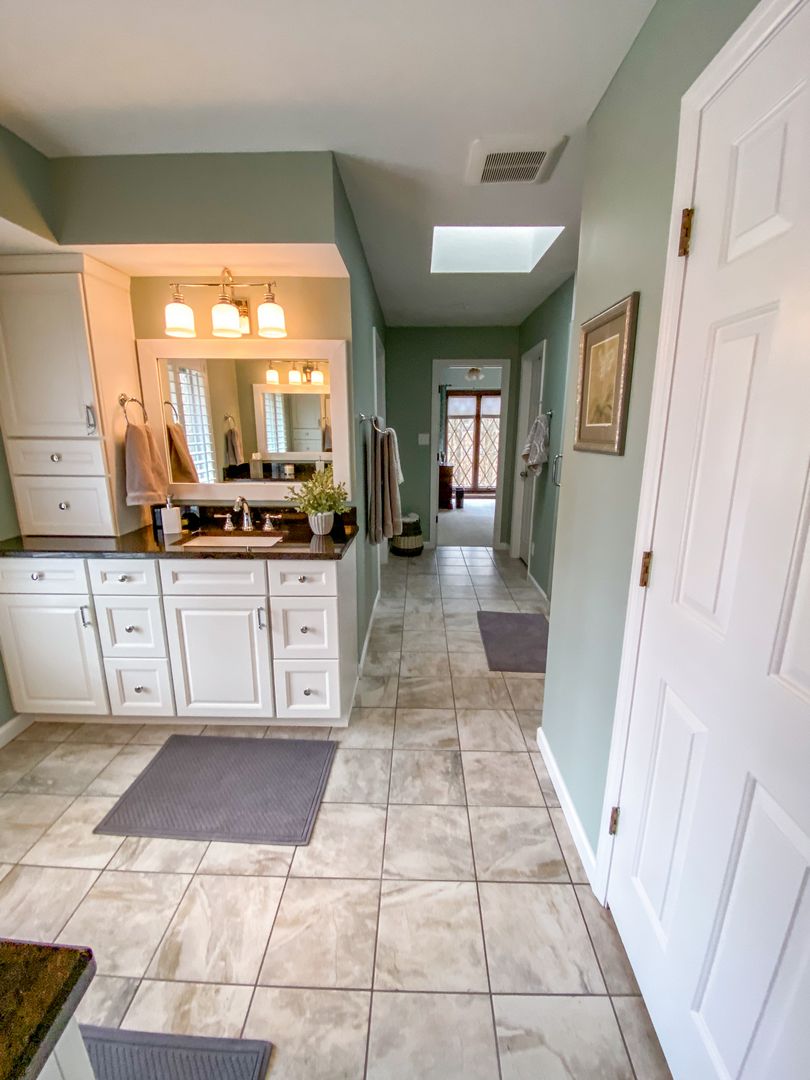 master bathroom renovation after